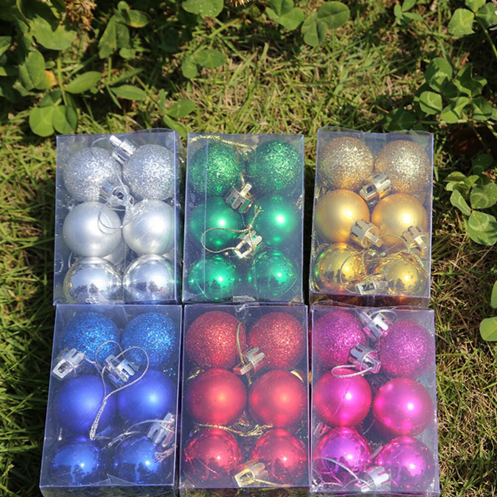 12pcs Green Christmas Ornaments Hanging Christmas Tree for Home Christmas Shop Party