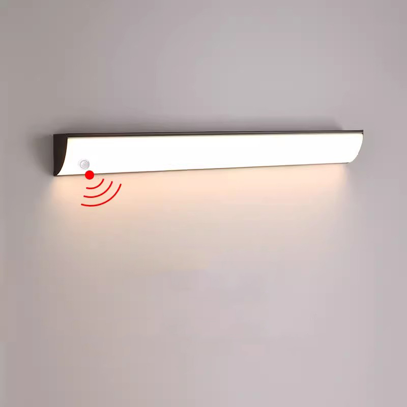 Lange Wandlamp Buiten Waterdichte Wandlamp Aluminium Straatlantaarn V Type Lineaire Balk Licht Balkon Gangpad Verlichting