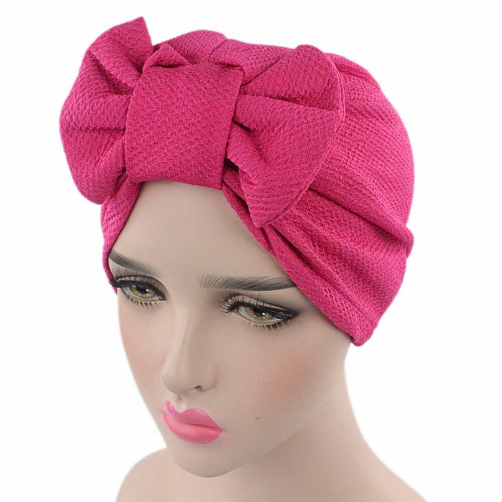 Femmes arc Cancer chimio chapeau bonnet foulard turban casquette