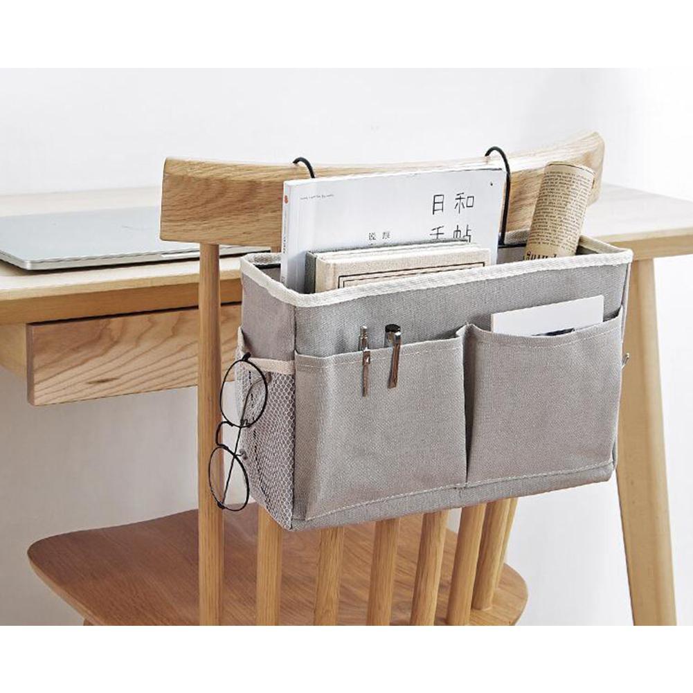 Caddy Hanging Organizer Bedside Storage Bag for Bunk and Hospital Beds, Dorm Rooms Bed Rails