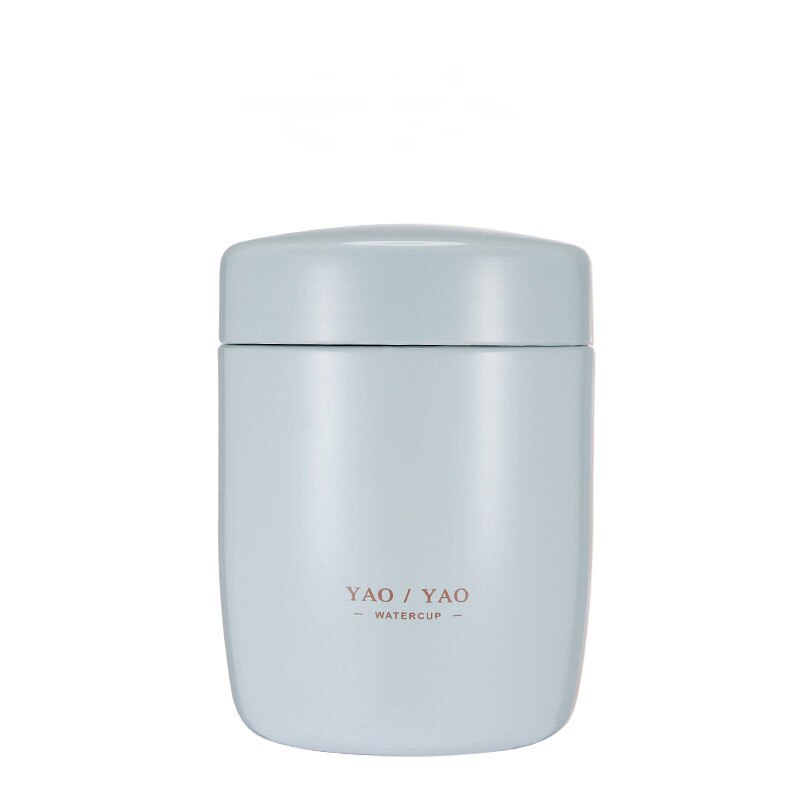 250ML Mini Food Thermos for Kids Thermos Lunch Box Portable Stainless Steel Food Soup Containers Vacuum Flasks Thermocup: Sky Blue