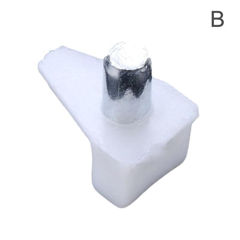 10pcs Shelf Studs Pegs Metal Pin Cupboard Seperator Cabinet Wooden Holder Cabinet Furniture Support Holder Shelf Studs Pegs: B