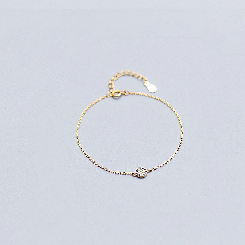 INZATT-pulsera de plata de primera ley con circón para mujer, brazalete, plata esterlina 925, Circonia cúbica, zirconia, circonita, zirconita, estilo minimalista, hip hop,: BY058GO