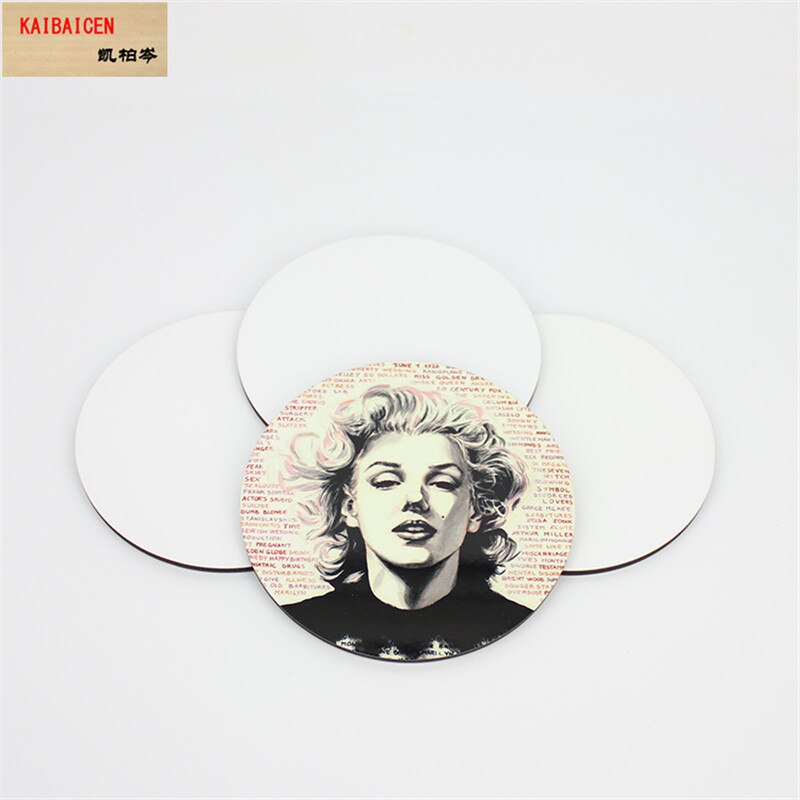 15 Stks/partij Diy Sublimatie Blank Mdf Houten Coaster Keuken Accessoires Mat Cup Bar Mok Drink Pads Captain Coaster