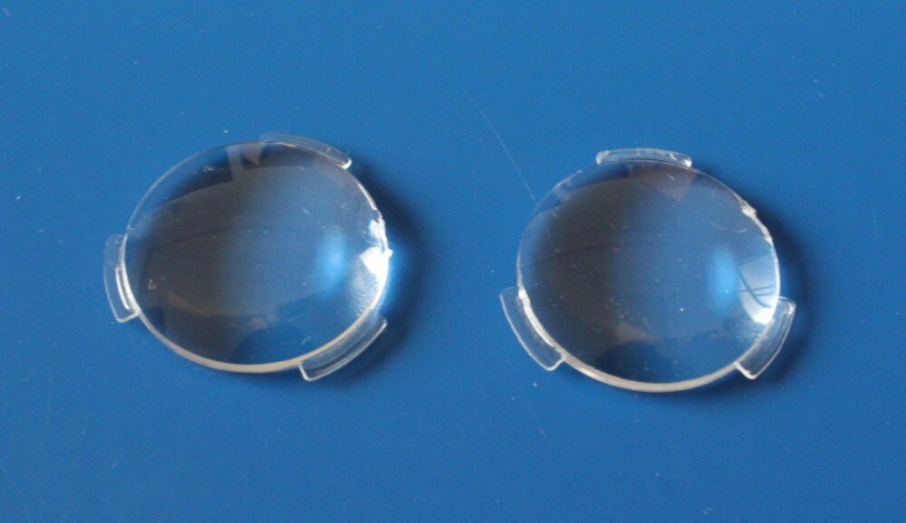 100pcs 25mm Diameter Double-Convex Acrylic Lens for The Newest Google Cardboard V2 Lenses with 45mm focal