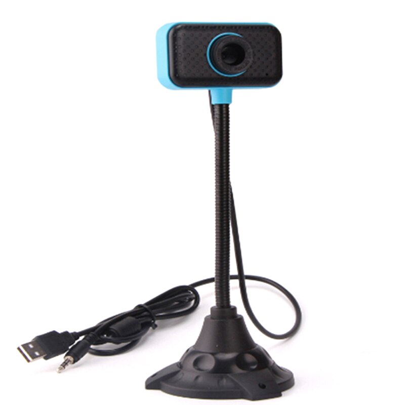 HD Webcam USB 2.0 Wired Digital Video Camera for PC Laptop Notebook Computer with Microphone Web Cam Bending Mini