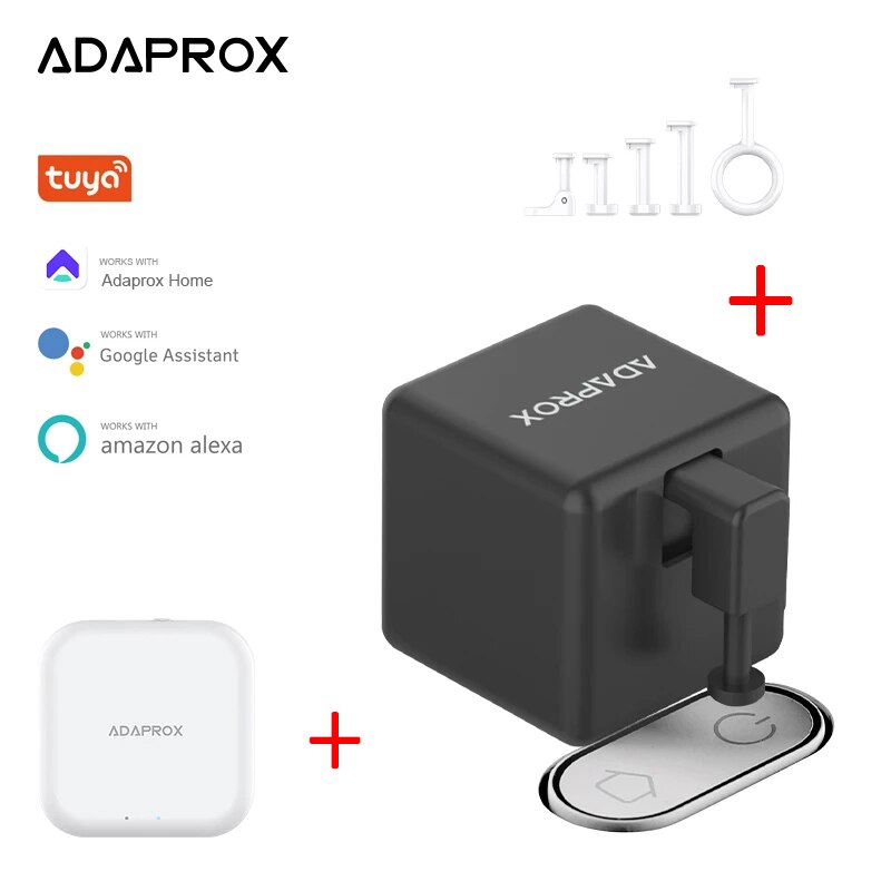Adaprox Fingerbot The Smallest Robot Smart Life/TUYA/ Adaprox APP Smart Mechanical Arms Voice Remote Control Work With Alexa