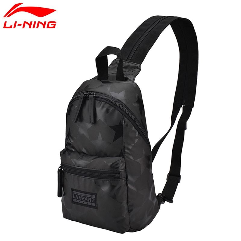 Li-Ning Unisex Training Backpack Men Women Classic Leisure Polyester Adjustable Shoulder Strap LiNing Sports Bag ABSM016 EJFM17