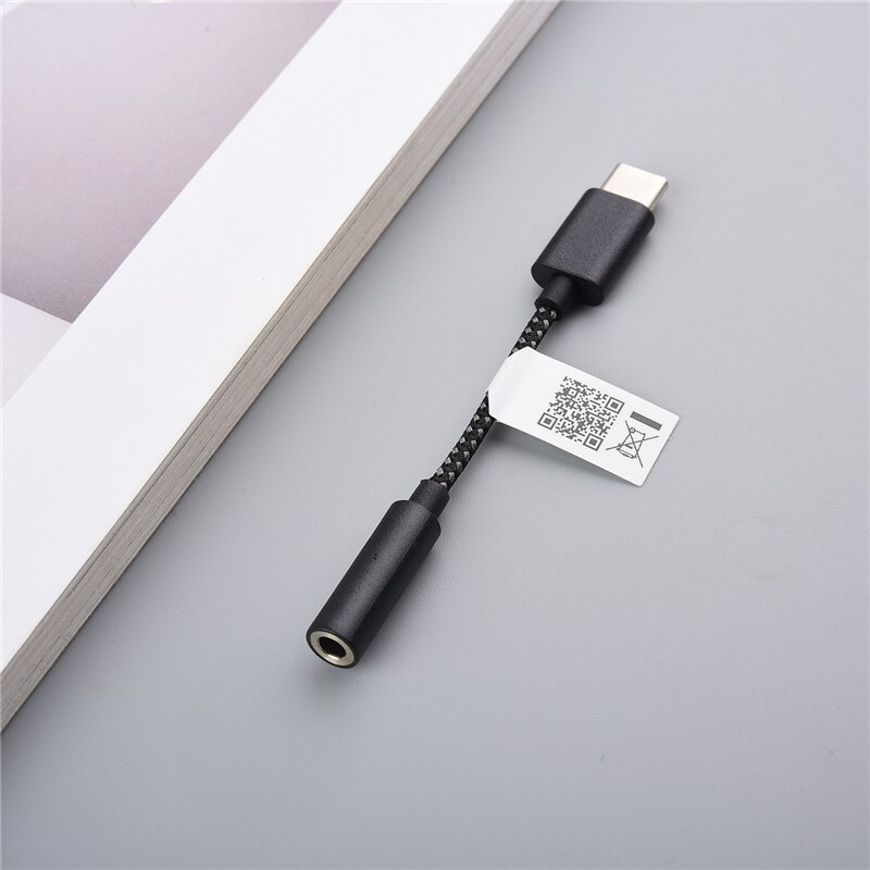 Original Motorola Type C 3.5 Jack Earphone Audio Cable USB C to 3.5mm AUX Headphones Adapter For Moto Edge S Pro Z Z3 Razr S21+