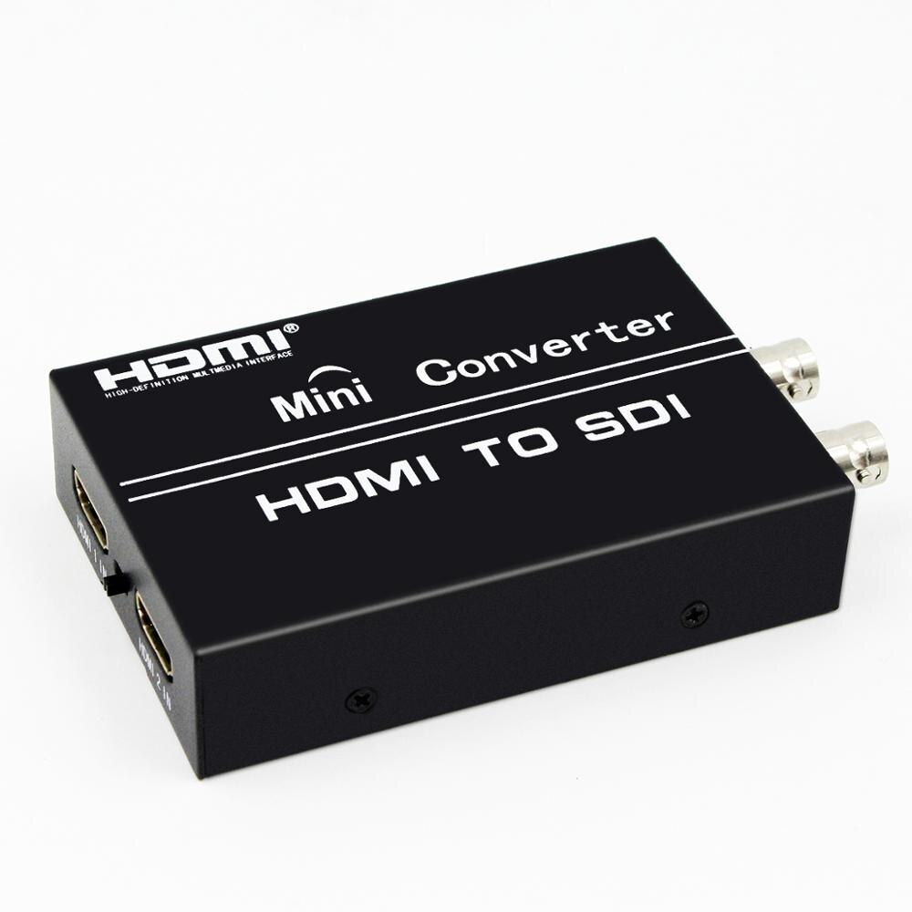 1080p HDMI naar SDI converter HDMI naar 3G SDI Display Adapter HDMI2SDI HDMI-SDI Vrouwelijke Mini 2 Input SDI 2 Uitgang voor DVD PC