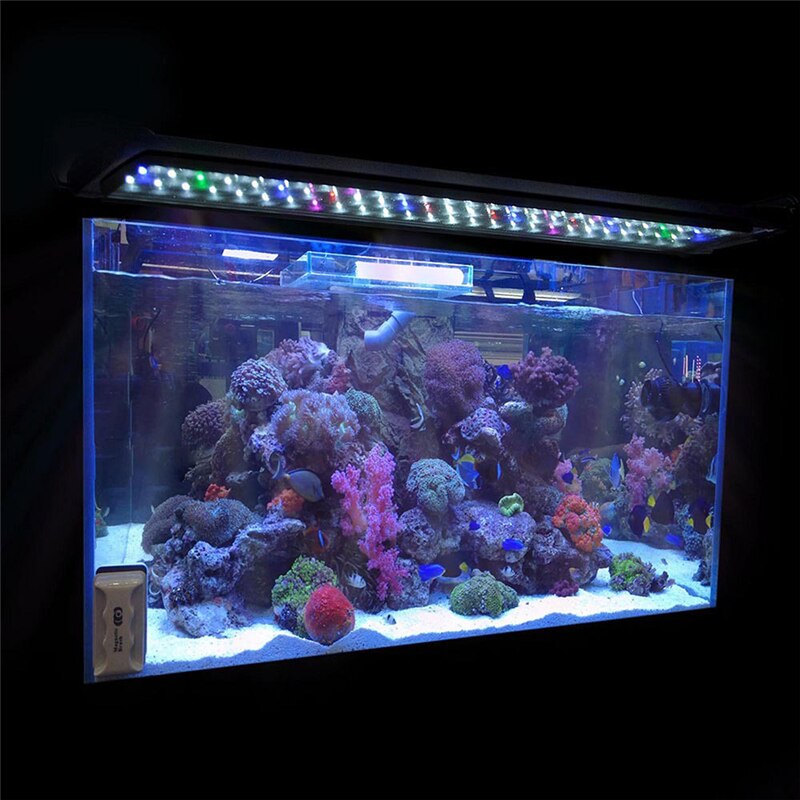 30-120Cm Led Aquarium Licht Multi-Color Full Spectrum Slim Fish Tank Aquatic Plant Landscapingmarine Groeien Verlichting lamp