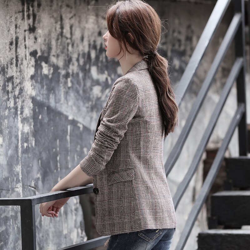 Jasmine - Kunstleren Dames Blazer - Zwart - Relaxte Pasvorm