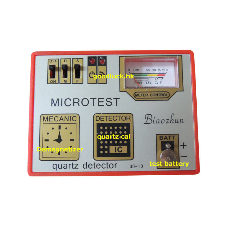 1pz Smagnetizzatore Strumento Orologio Al Quarzo impulso Pulsante di Controllo Della Batteria Bobina Circuito IC tester