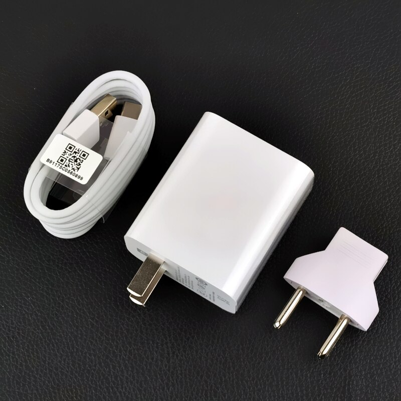 Xiaomi mi note 10 pikalaturi turbolataus alkuperäinen 30w eu -sovitin  qc 4.0 pikalataus usb c -kaapeli  mi 10 pro 9 9t se  a3 a2: Eu -laturisarja