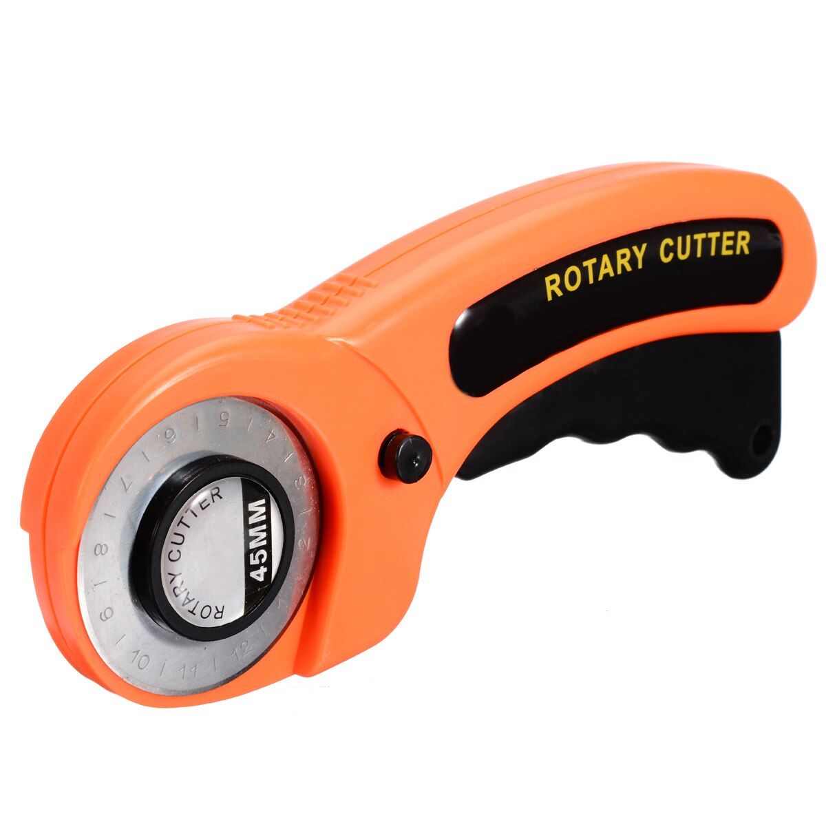 1pc Plastic Orange Rotary Cutter 45mm Blades Sewing Quilters Fabric Cutting Tool For Leather Plastic Paper Cloth Cutter
