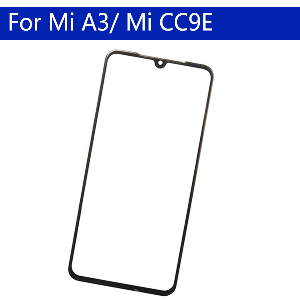 Replacement For Xiaomi Mi A3 / Mi CC9E Touch Screen Front Glass Panel LCD Outer Lens