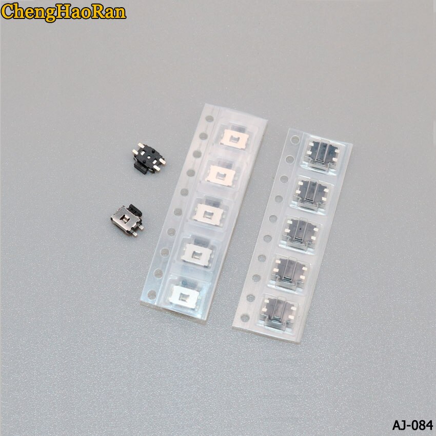 Interruptor SMD 4 ChengHaoRan pé lado imprensa luz redefinição botão interruptor interruptor de toque pequeno deslize conjunto 5