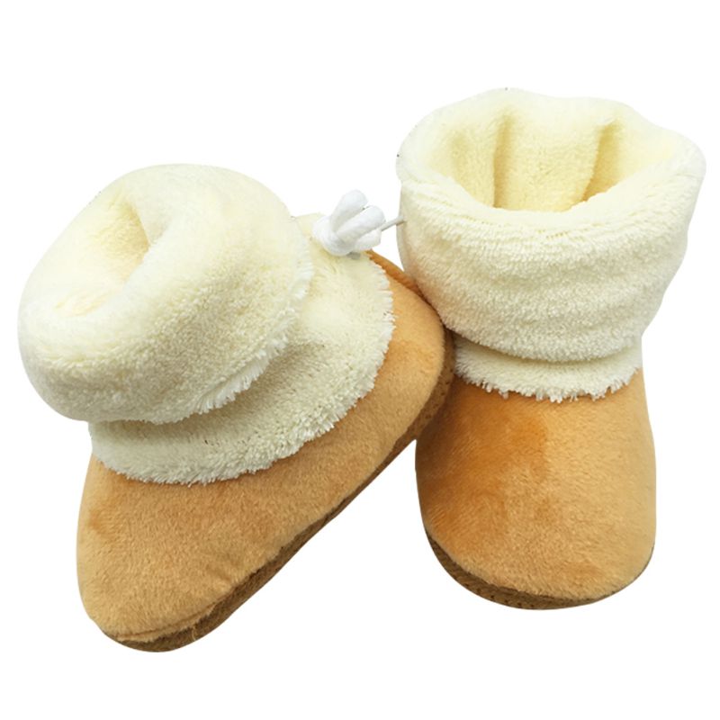0-18M Del Bambino di Inverno Stivali Da Neve Stivali Caldi Del Bambino Della Ragazza del Cotone Morbida E Confortevole Primo Camminatore