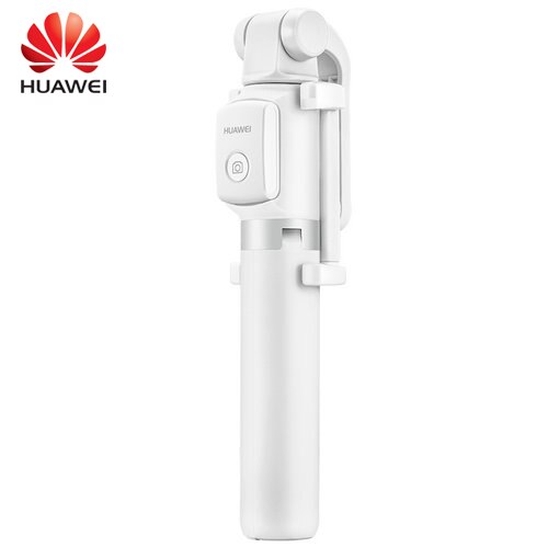 HUAWEI AF15 Bluetooth Selfie Stick Portable Travel Tripod Wireless Control Monopod Handheld for iOS iOS Huawei Xiaomi Phone: White