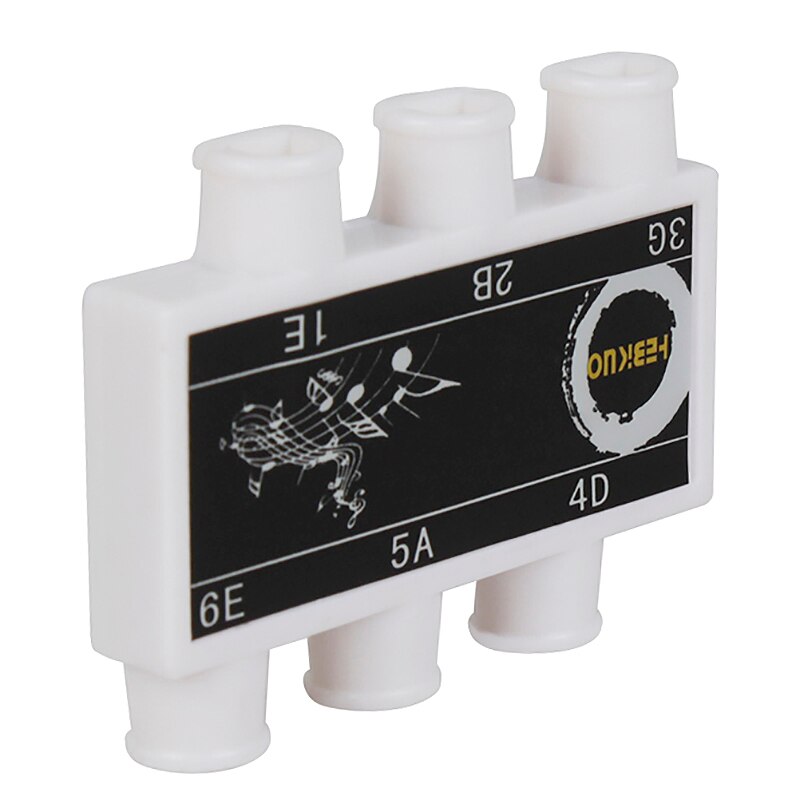 1Pc Pitch Pipe Tuner Acoustic Guitar String Tuning Plastic Lauren Gitaar Stemfluit-E-A-D-G-B-E