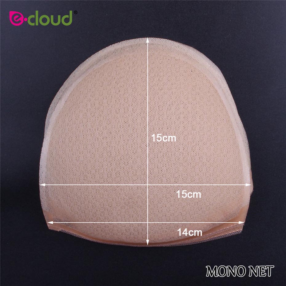 DIY Wide Gap Mono Net Top Front U Part Weaving Wig Cap Net Foundation Base Cap by Wig Base Tools Wig Net