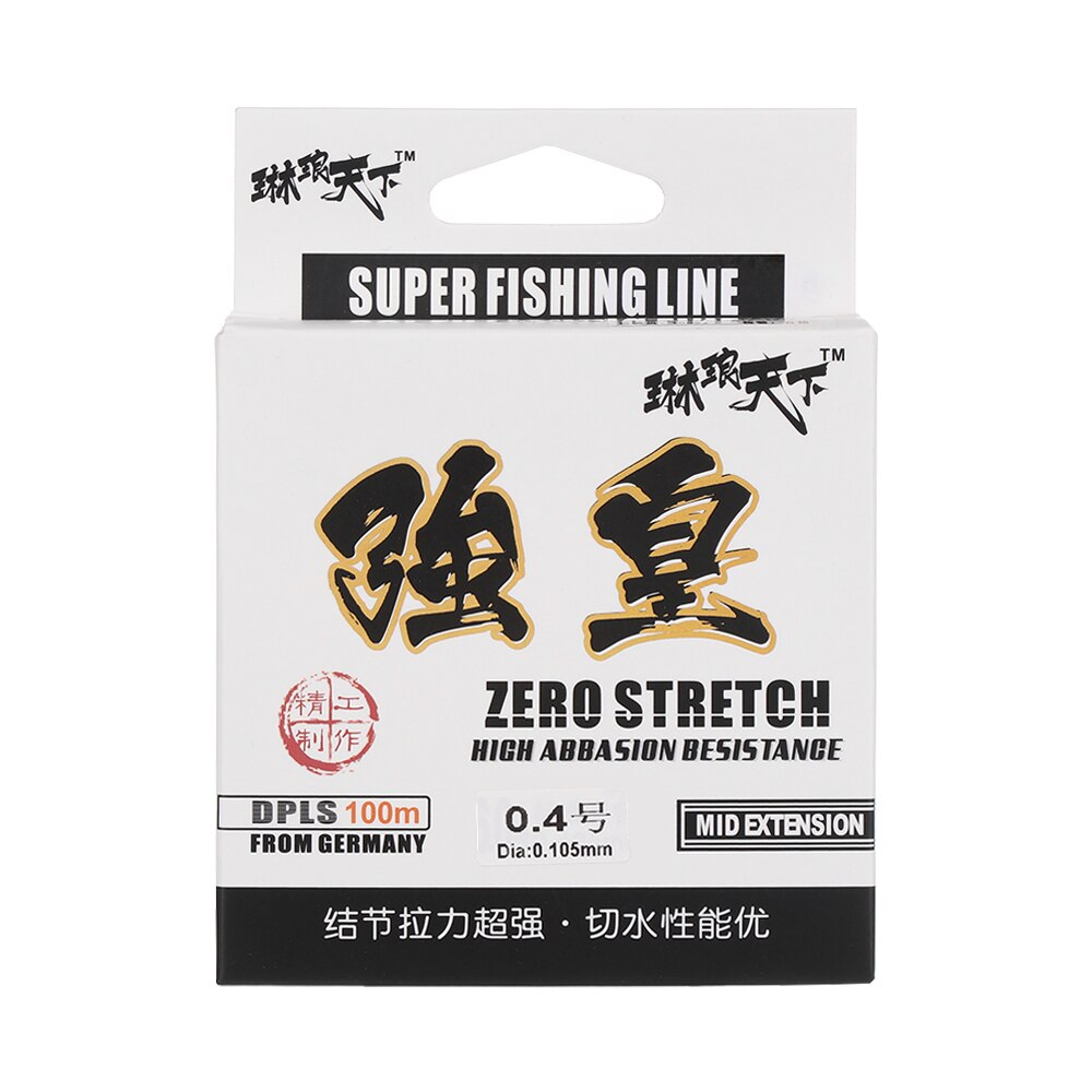 100m nylon vislijn monofilament japans materiaal voor zoutwater karpervissen fluorocarbon vislijn vliegvislijn