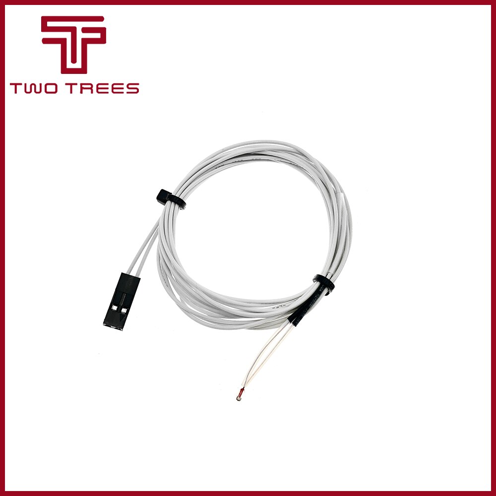 5pcs/lot 100K ohm NTC 3950 Thermistors Sensors with Cable 3D Printers Parts Temperature Part White 1M Line Accessories