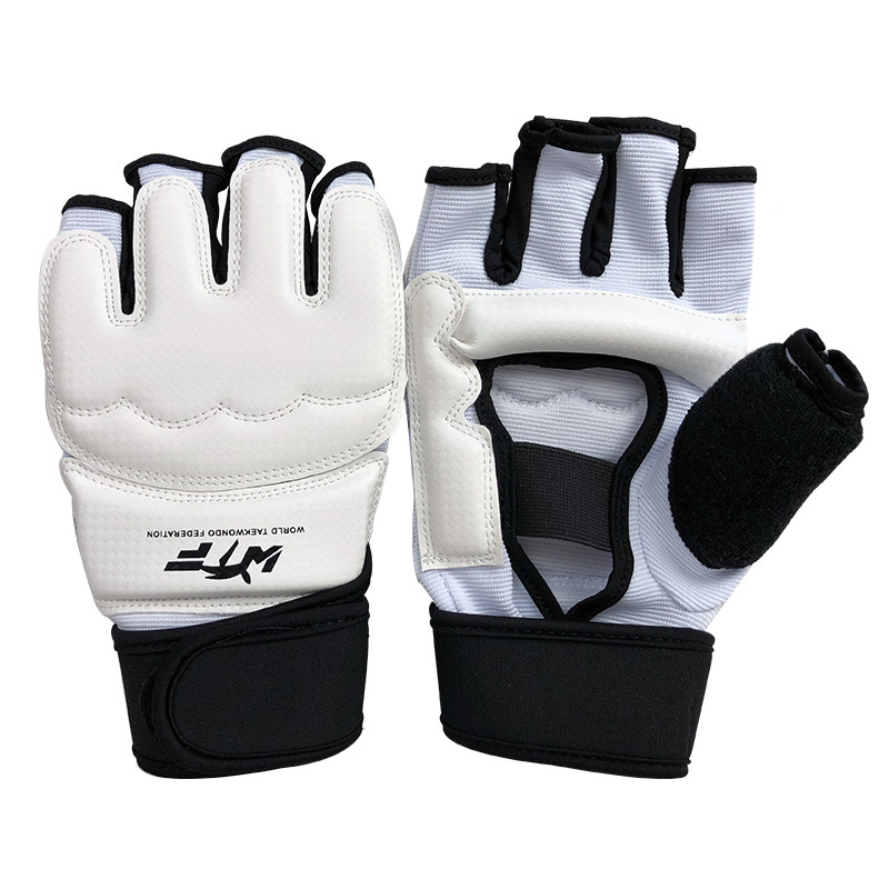 1Set Taekwondo Leder Fuß Handschuhe Sparring Karate Knöchel Schutz Schutz Getriebe Boxen Kampfkunst Socke Kind