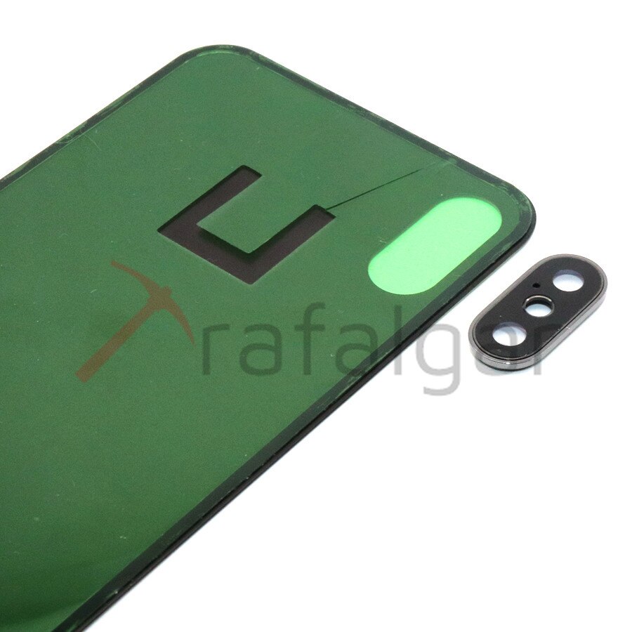 Voor Apple Iphone X Terug Glas Panel Batterij Cover Achterdeur Behuizing Case Voor Iphone X Terug Glas Cover + camera Lens + Plakband