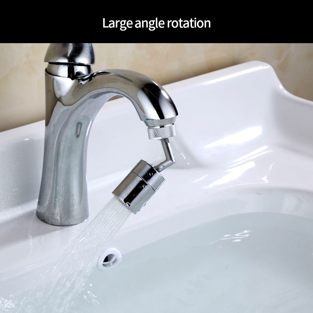 Universal Splash Filter Faucet Spray Nozzle Anti Splash Filter Faucet Movable Kitchen Tap Water Saving Nozzle Sprayer 720 Degree