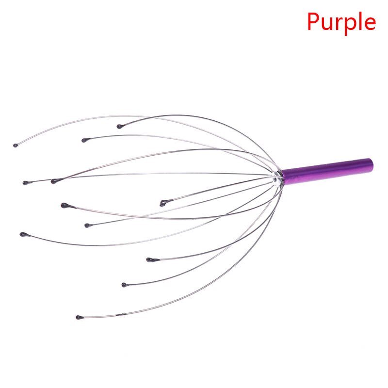 1pc Head Massager Hand Held Scalp Head Massager: PP