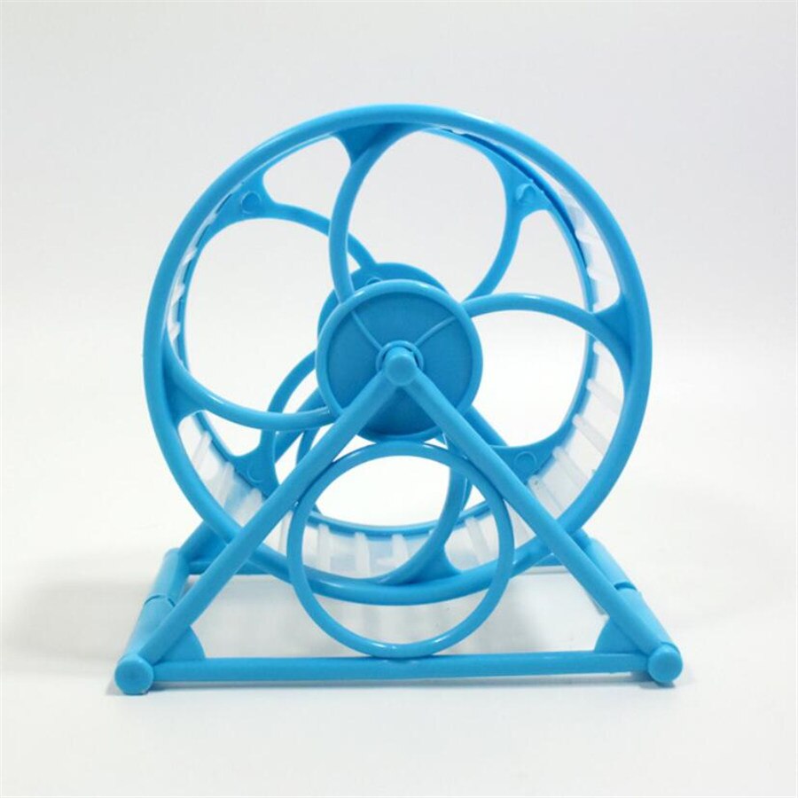 1pcs Small Pets Toy Training Hamster Exercise Wheel Guinea Pig Mouse Running Sports Wheel Small Animals Pet Toy - Color Random