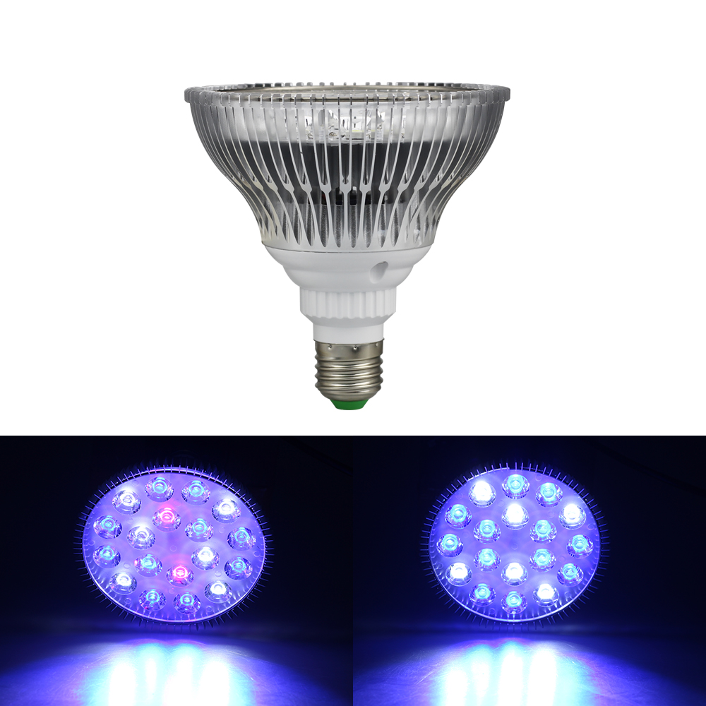 54W UV LED Aquarium licht LED Fisch Beleuchtung Aquarium Wachsen Lampe Pflanze Birne für Salzwasser Marine Korallenriff sumpf Alge