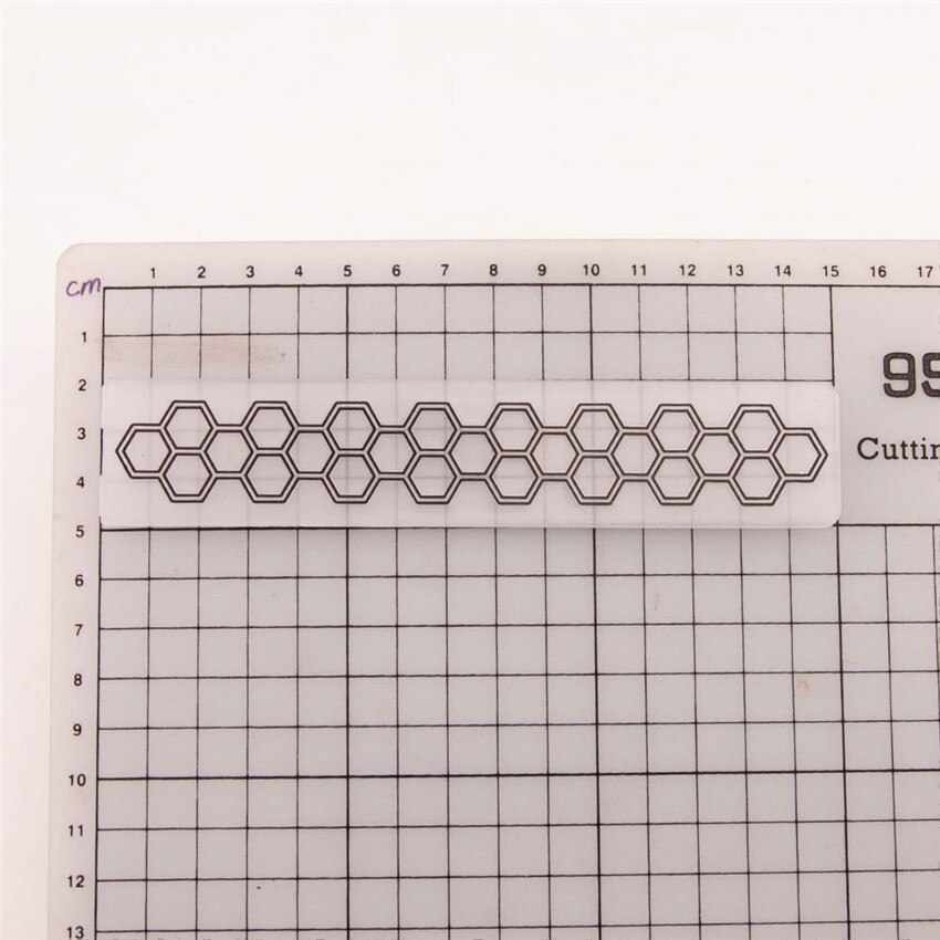 15x3cm cellular Embossing folders Plastic For Scrapbooking DIY Template Fondant Cake Photo Album Card Making