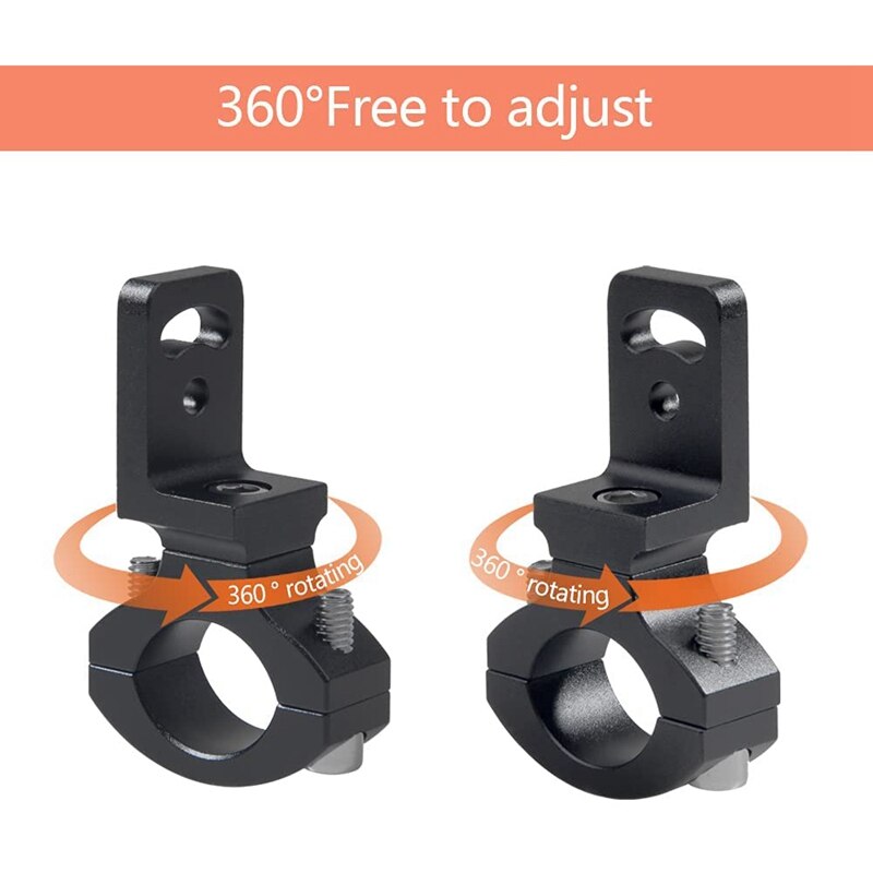 Universal 22mm 25mm 7/8Inch Motorcycle Headlight Bracket Spotlight Holder Tube Clamp for Cafer Racer Chopper,TG82