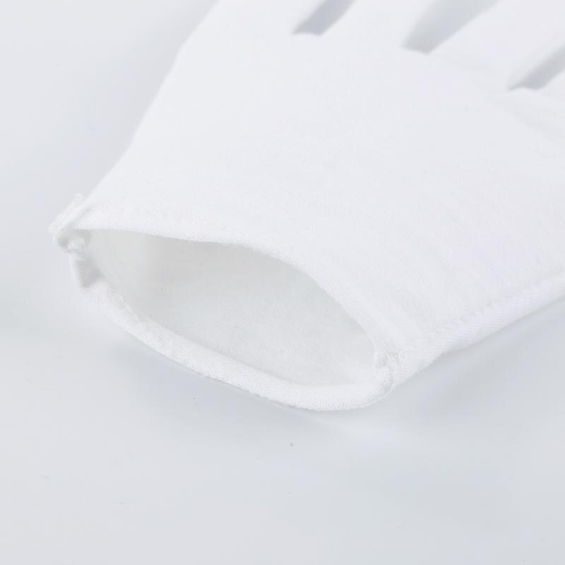 White Cotton Ceremonial Gloves For Male Female Serving / Waiters / Drivers / Jewelry/baseball Gloves Inspection Work Gloves