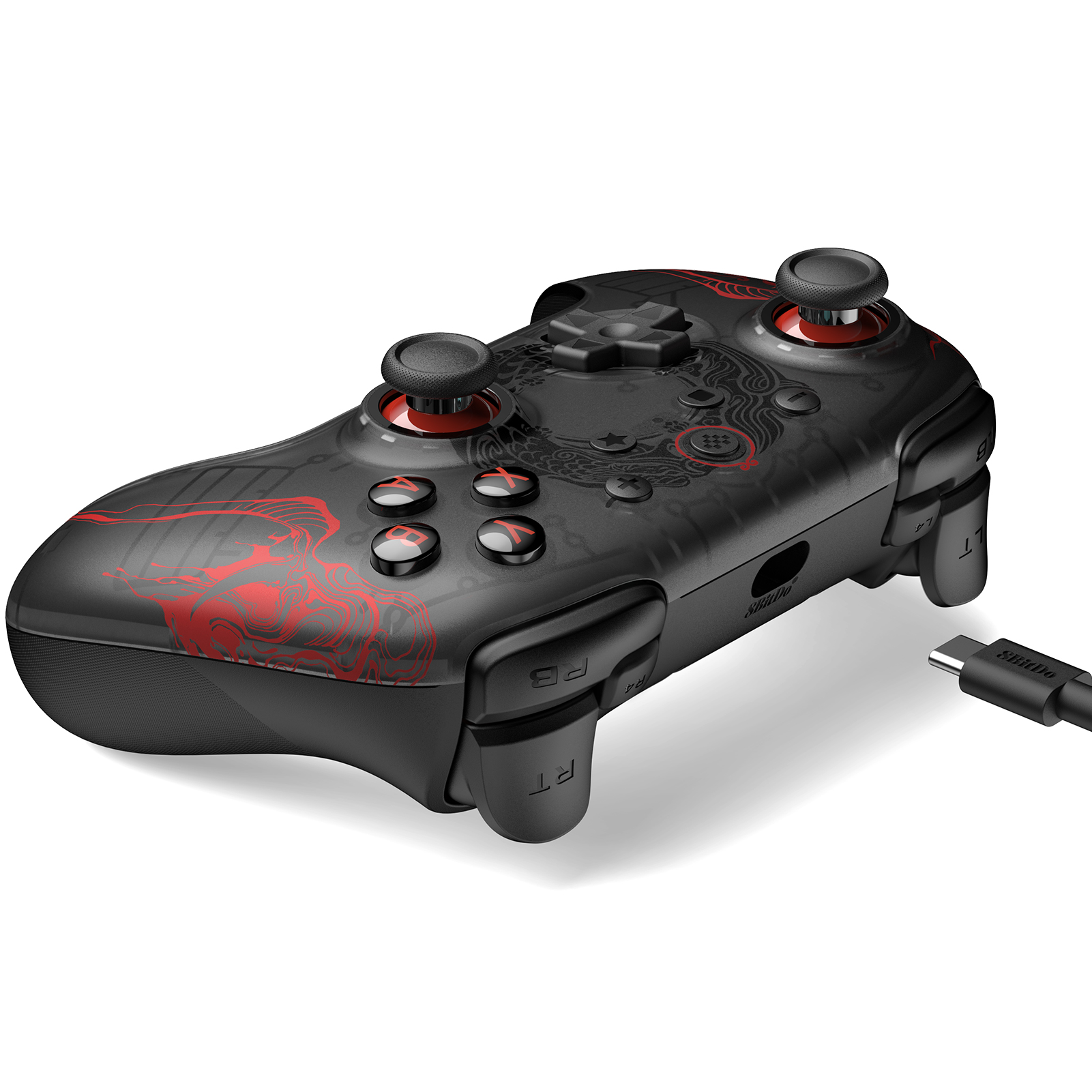 8BitDo Ultimate 2C Black Myth: Wukong Wired Gaming Controller für PC, Windows 10, 11, Raspberry Pi, Android