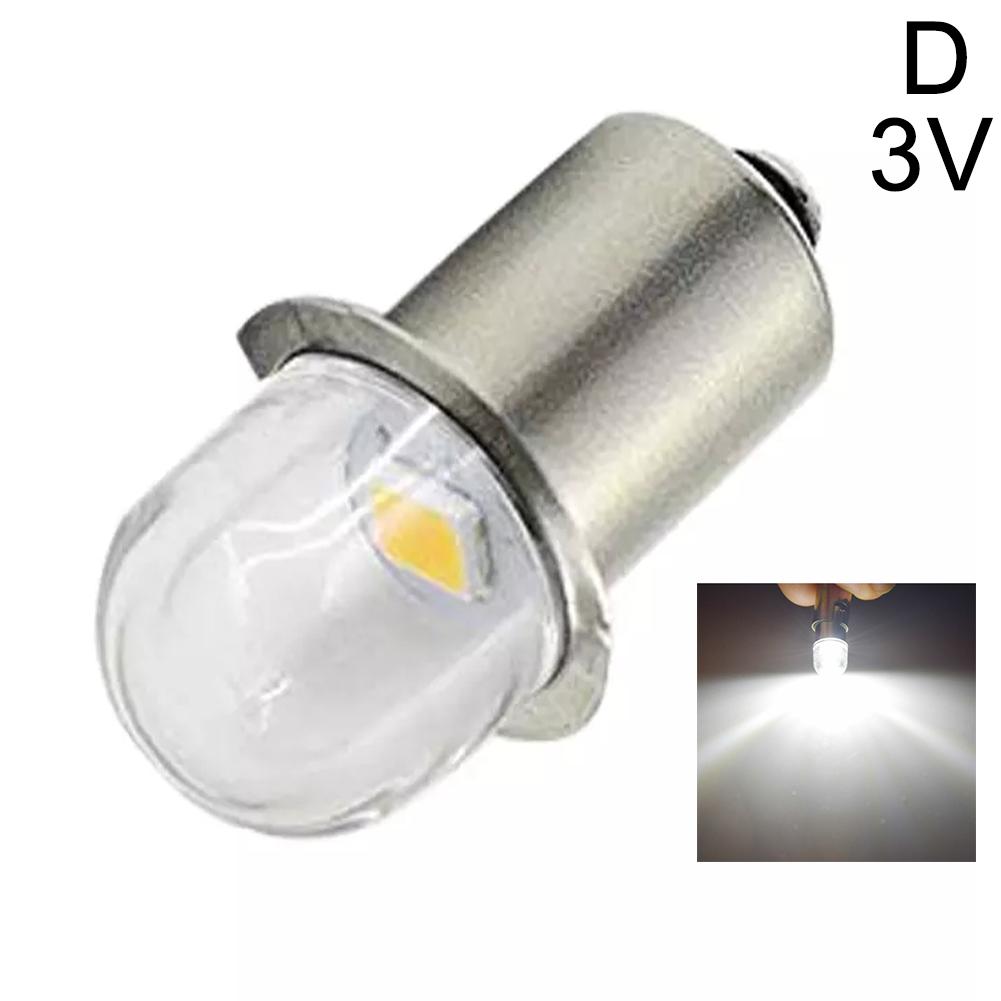 P13.5s led-upgradelampen met witte fitting voor maglite-zaklamp, warm wit, 3000k 6000k dc6v-12v vervangingslampen, werklamp: Rgb