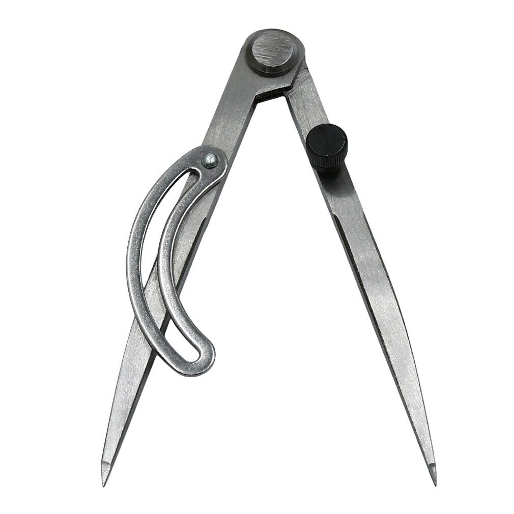 Scriber DIY Creaser Stitch Measuring Spacing Compass Adjustable Leather Craft Rotating Tool Leather Marking Tools