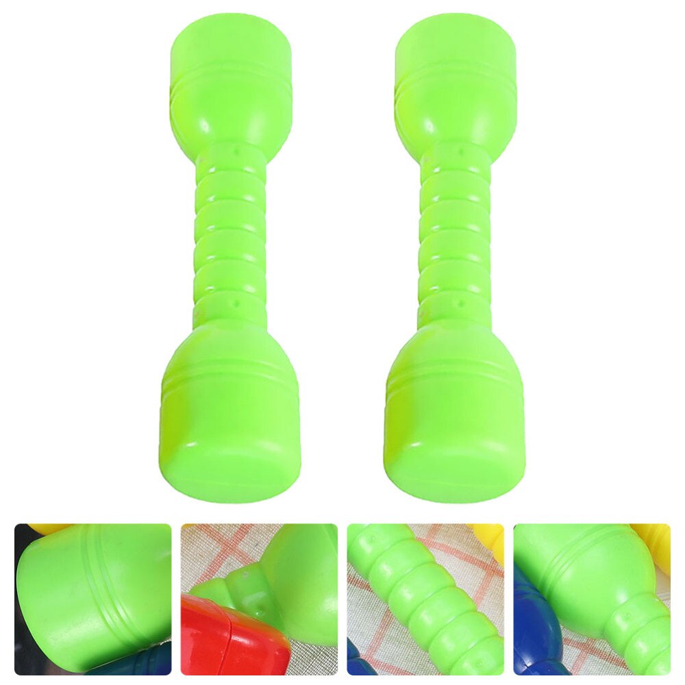 2pcs Barbells Durable Exercise Barbell Small Dumbbells Barbell for Kid