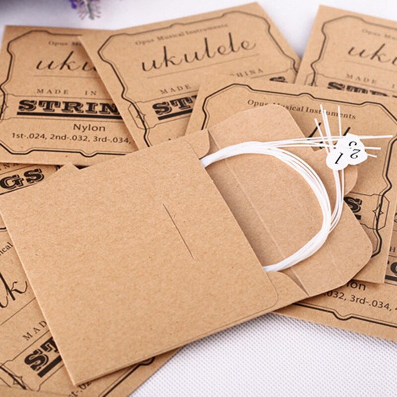 4 Pcs/set Nylon Ukulele Strings Replacement Part For 21 Inch 23 Inch 26 Inch Stringed Instrument