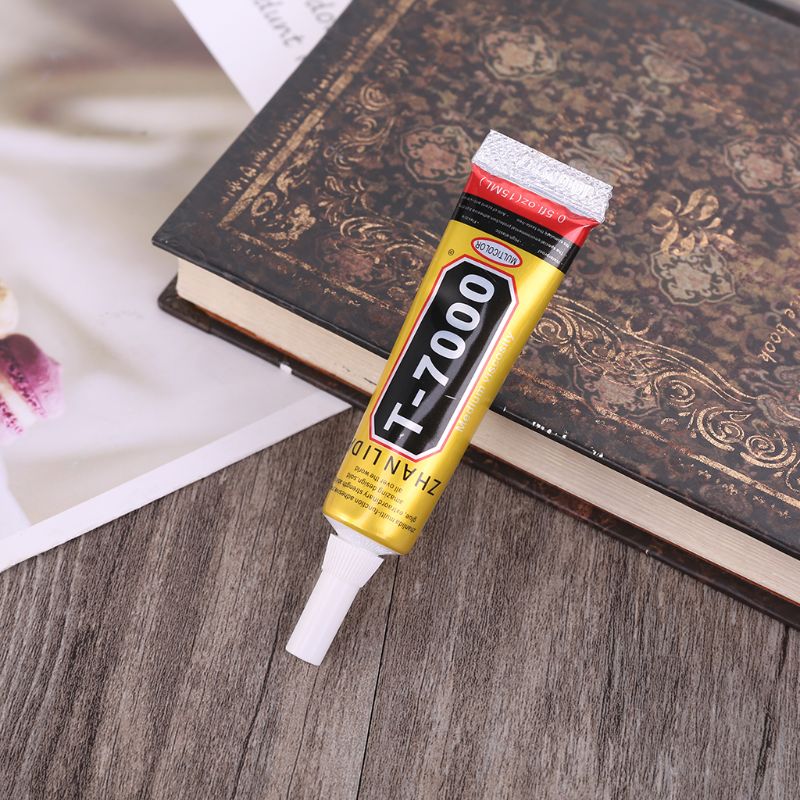 15ml T-7000 More Powerful Epoxy Resin Adhesive T7000 Black Liquid Glue Super Sealant Handset Touch Screen Rack Maintenance