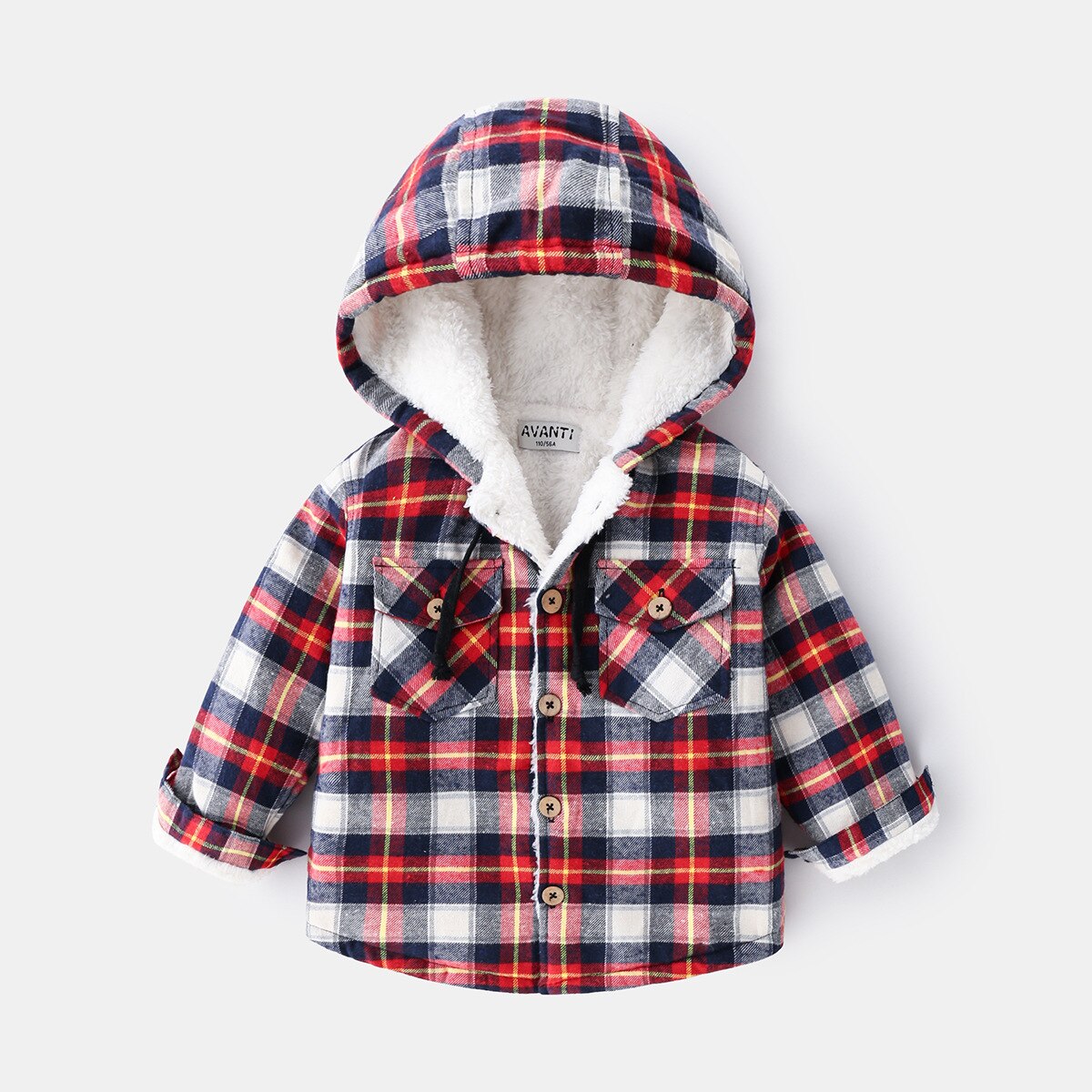 Nuovo 2020 ragazzi ispessimento invernale giacche calde stampa scozzese cappotto con cappuccio bambini bambini giacca a vento giacca soprabito Casual abbigliamento esterno