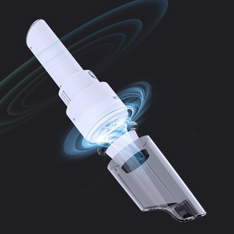 Handheld Wireless Duster Rechargeable Cyclone Suction Car Mini Duster Cordless Wet/Dry Auto Portable for Home