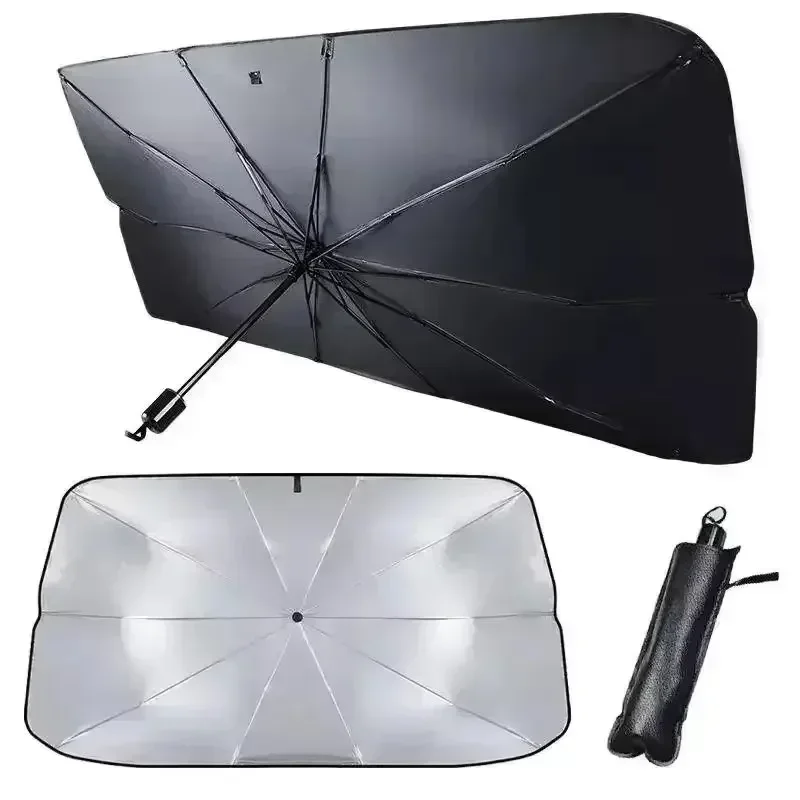 Auto Sonnenschirm Regenschirm Frontscheibe Sonnenschutz Faltbare Sonnenschirm Sommer UV Schutz Auto Wärmedämmung Auto universal