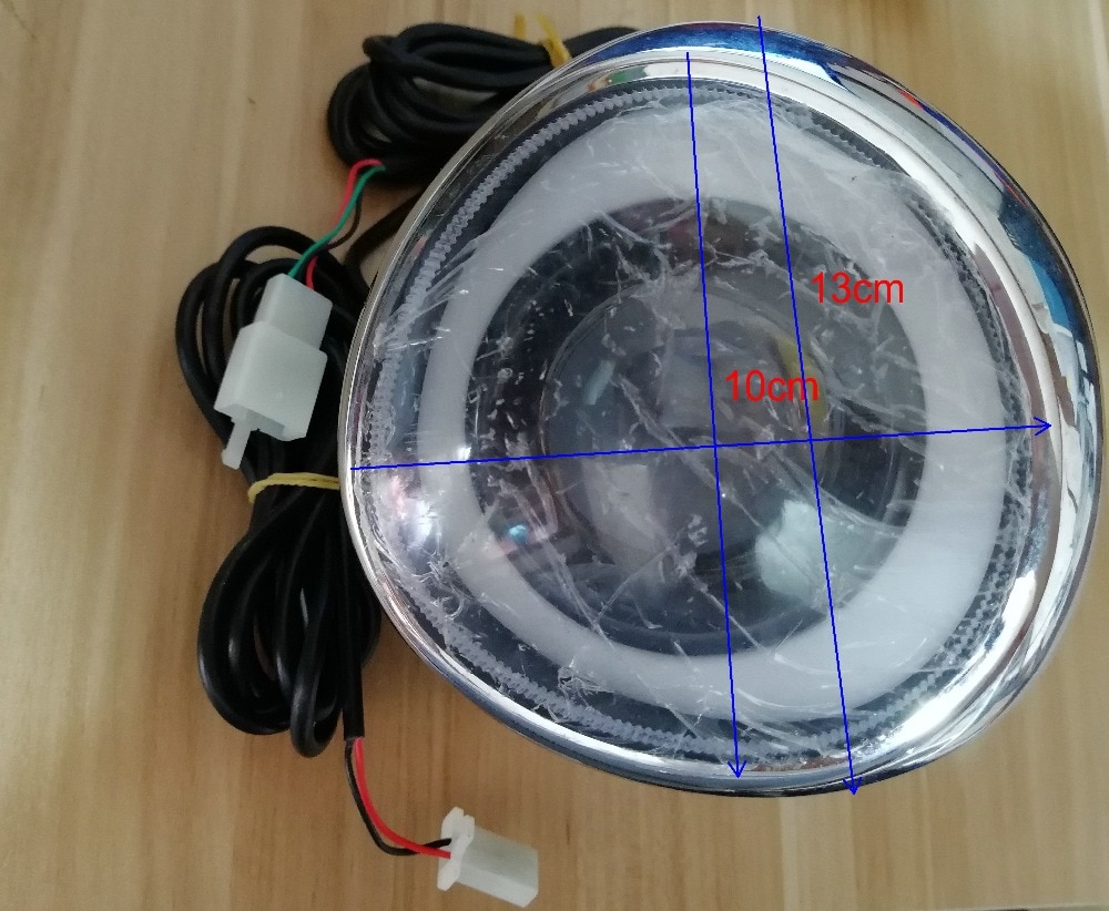 battery level indicator power meter 36v48v60v for electric scooter harley e-bike tricycle frontlight headlight with bluetooth