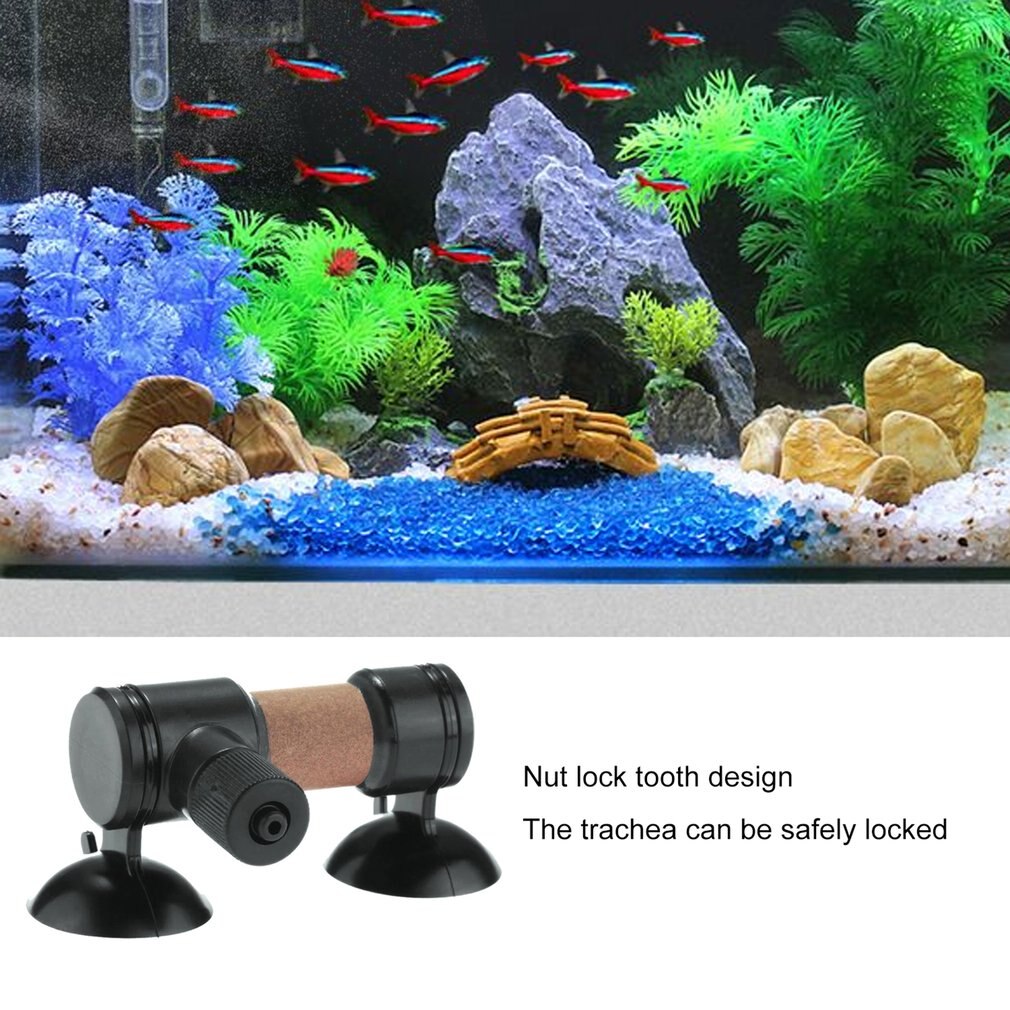 Aquarium Plastic Diffuser Carbon Dioxide Sprayer Aquarium Fish Breeding Sprayer Equipment With Dual Suction Cup
