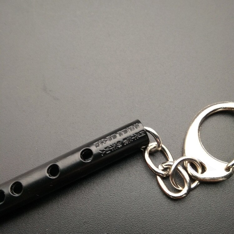 1PC Mini Pocket Musical Instrument Keychain Cosplay Prop Accessories Flute Keyring Key Chain Pendant Music Instruments