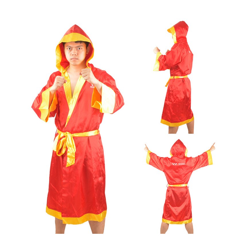 Adult Men Boxing Uniform Fight Competition Ring Match Costumes Chinese Kung Fu Outfit Training Pugilism Wushu Tai Chi Clothes