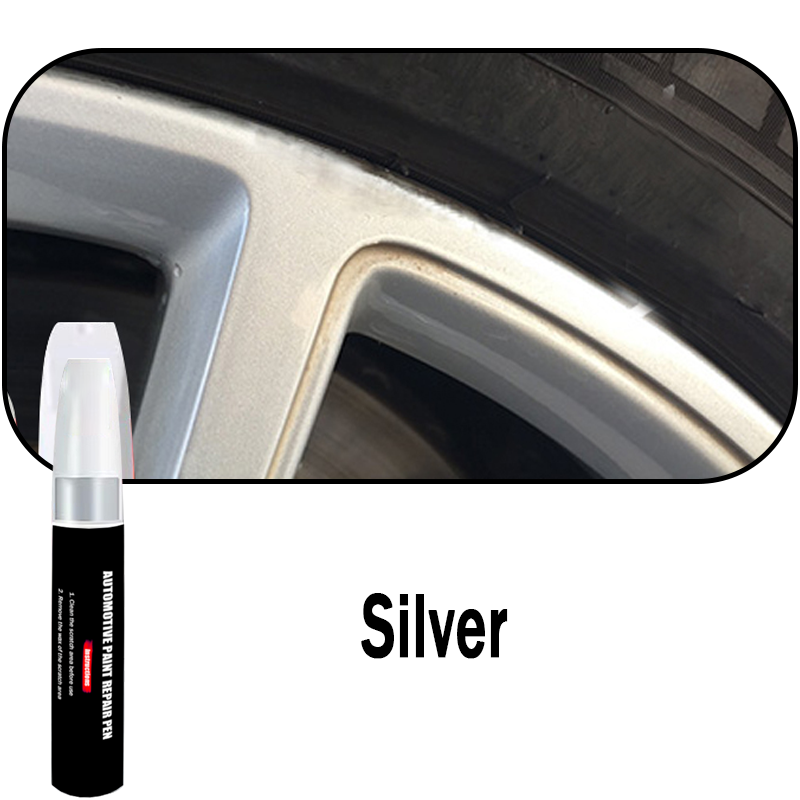Automotive Wheel Touch-Up Pen Verfreparatiepen Glanzend Zwart Mat Zwart Zilver Grijs Automotive Paint Care Accessoires: green